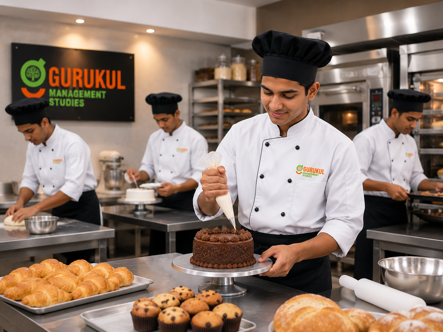 Gurukul Management Studies lab for hands-on hospitality skills training